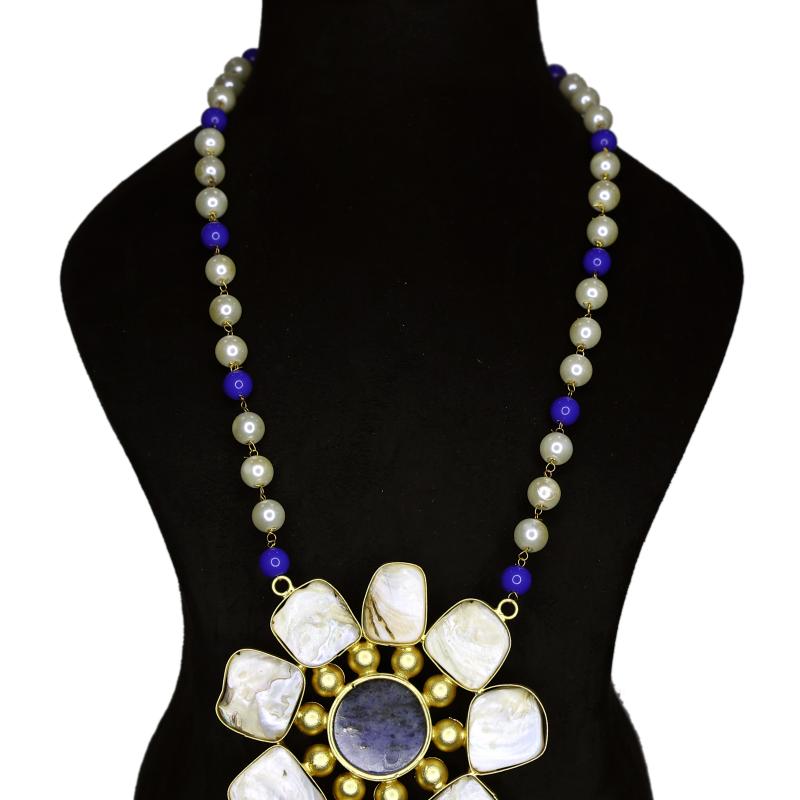 EVA POLKI LONG NECKLACE