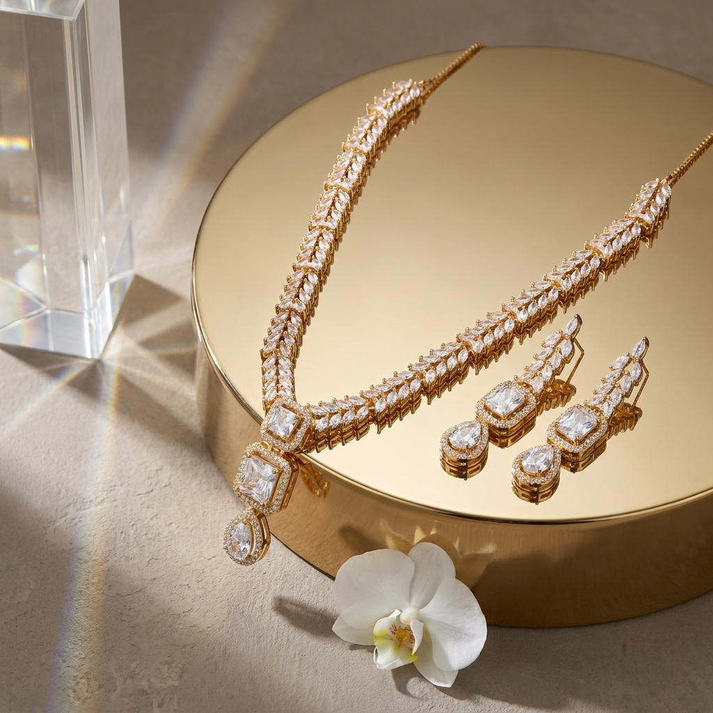 Diamond Round Necklace