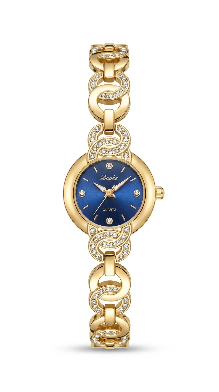 blue dial watch