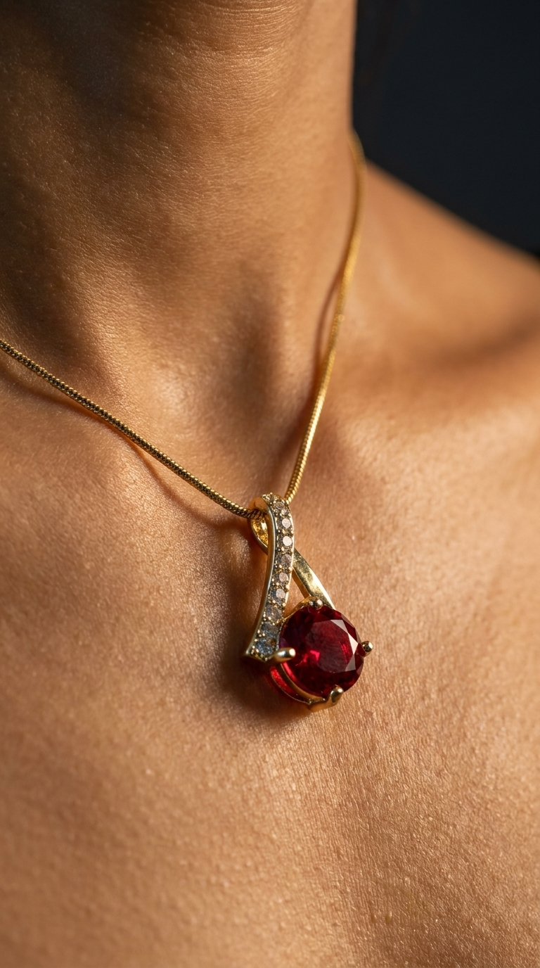 red stone Pendant