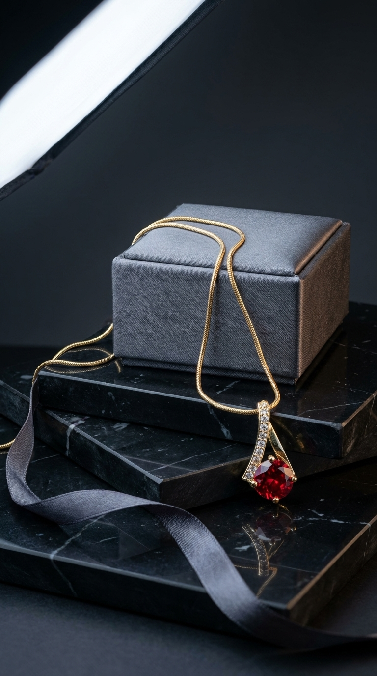 red stone Pendant
